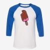 Unisex Three-Quarter Sleeve Baseball Tee Thumbnail