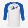 Unisex Three-Quarter Sleeve Baseball Tee Thumbnail
