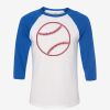 Unisex Three-Quarter Sleeve Baseball Tee Thumbnail
