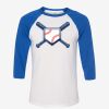 Unisex Three-Quarter Sleeve Baseball Tee Thumbnail