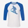 Unisex Three-Quarter Sleeve Baseball Tee Thumbnail