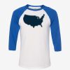 Unisex Three-Quarter Sleeve Baseball Tee Thumbnail