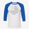 Unisex Three-Quarter Sleeve Baseball Tee Thumbnail