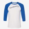 Unisex Three-Quarter Sleeve Baseball Tee Thumbnail