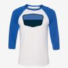 Unisex Three-Quarter Sleeve Baseball Tee Thumbnail