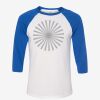 Unisex Three-Quarter Sleeve Baseball Tee Thumbnail