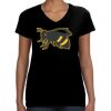 LAT Ladies Perfect V-Neck T-shirt Thumbnail