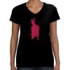 LAT Ladies Perfect V-Neck T-shirt Thumbnail
