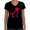 LAT Ladies Perfect V-Neck T-shirt Thumbnail