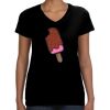 LAT Ladies Perfect V-Neck T-shirt Thumbnail