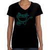 LAT Ladies Perfect V-Neck T-shirt Thumbnail