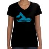 LAT Ladies Perfect V-Neck T-shirt Thumbnail