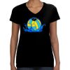 LAT Ladies Perfect V-Neck T-shirt Thumbnail
