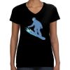 LAT Ladies Perfect V-Neck T-shirt Thumbnail