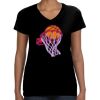 LAT Ladies Perfect V-Neck T-shirt Thumbnail