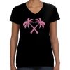 LAT Ladies Perfect V-Neck T-shirt Thumbnail