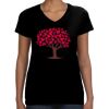 LAT Ladies Perfect V-Neck T-shirt Thumbnail