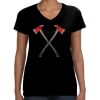LAT Ladies Perfect V-Neck T-shirt Thumbnail