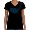 LAT Ladies Perfect V-Neck T-shirt Thumbnail