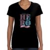 LAT Ladies Perfect V-Neck T-shirt Thumbnail