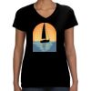LAT Ladies Perfect V-Neck T-shirt Thumbnail