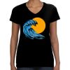 LAT Ladies Perfect V-Neck T-shirt Thumbnail