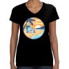 LAT Ladies Perfect V-Neck T-shirt Thumbnail