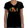 LAT Ladies Perfect V-Neck T-shirt Thumbnail