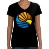 LAT Ladies Perfect V-Neck T-shirt Thumbnail