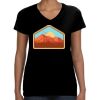 LAT Ladies Perfect V-Neck T-shirt Thumbnail