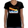 LAT Ladies Perfect V-Neck T-shirt Thumbnail