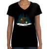 LAT Ladies Perfect V-Neck T-shirt Thumbnail