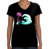 LAT Ladies Perfect V-Neck T-shirt Thumbnail