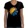 LAT Ladies Perfect V-Neck T-shirt Thumbnail
