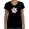 LAT Ladies Perfect V-Neck T-shirt Thumbnail