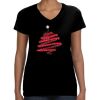 LAT Ladies Perfect V-Neck T-shirt Thumbnail