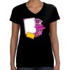 LAT Ladies Perfect V-Neck T-shirt Thumbnail