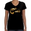 LAT Ladies Perfect V-Neck T-shirt Thumbnail