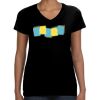 LAT Ladies Perfect V-Neck T-shirt Thumbnail